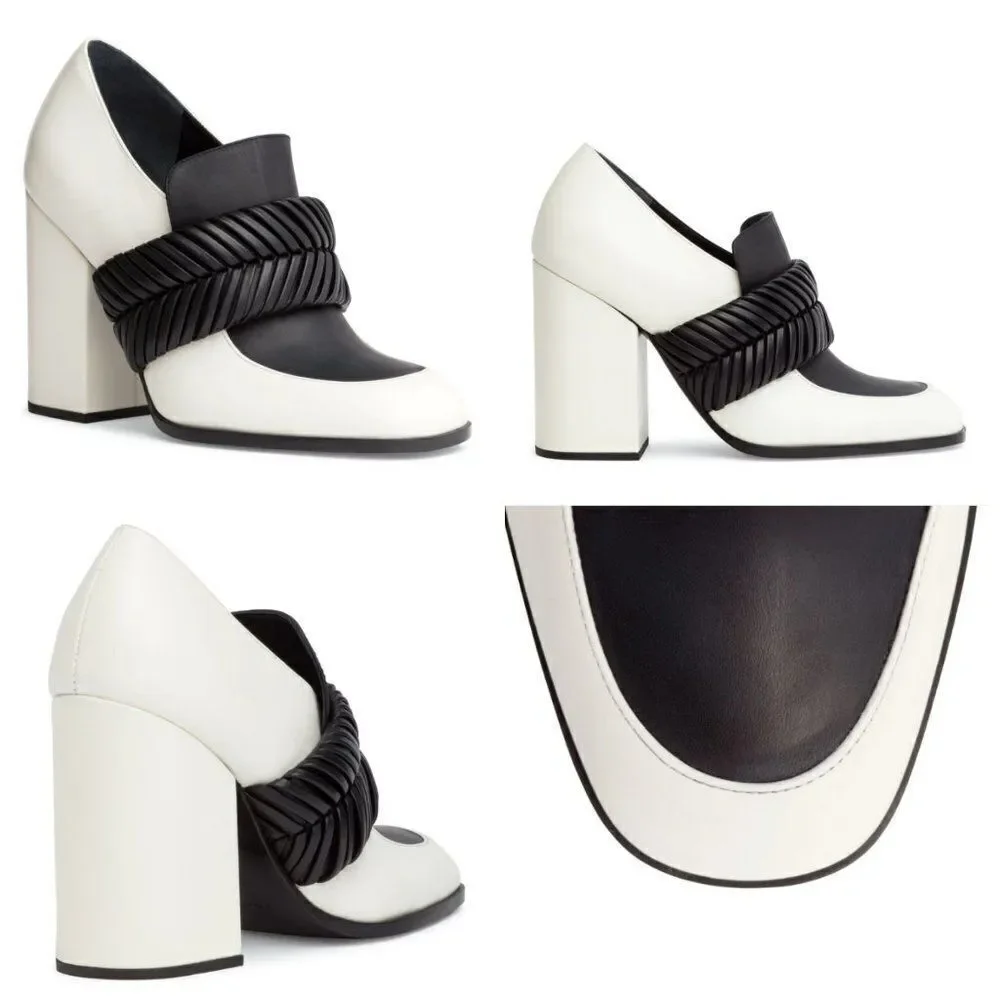 Proenza Schouler Ivory White Leather Pumps SH-0046f3